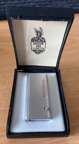 Vintage hadson gas - lighter,