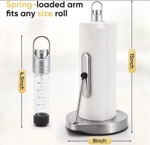 Paper towel holder with - paper,