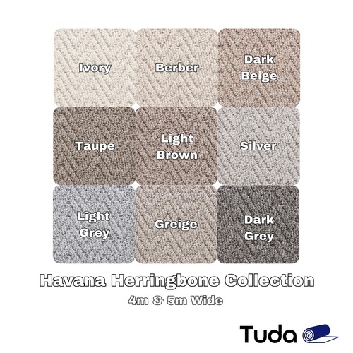 Havana herringbone loop carpet - herringbone,