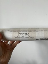 Brand New Laura Ashley Josette Dove Grey/White Wallpaper Batch W076189-A/|