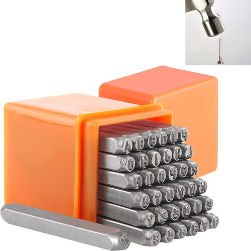 Pieces letter number stamps - 37,