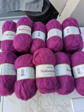 Sirdar Babouska brushed chunky yarn wool Rich Pink black  1 kg  Bundle