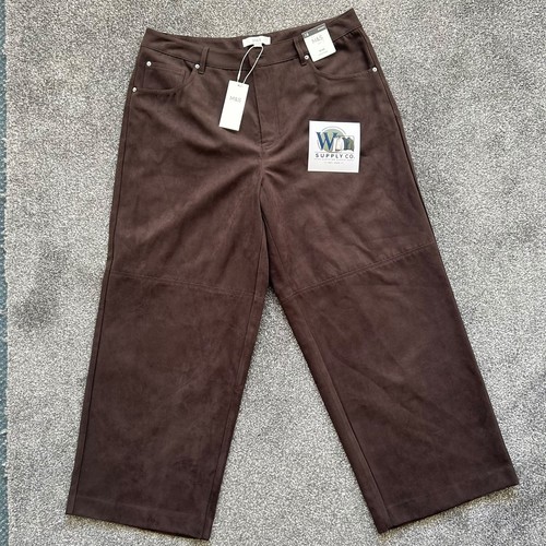 Females brown faux suede - brown,