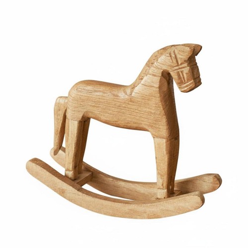 Wooden rocking horse - wooden,
