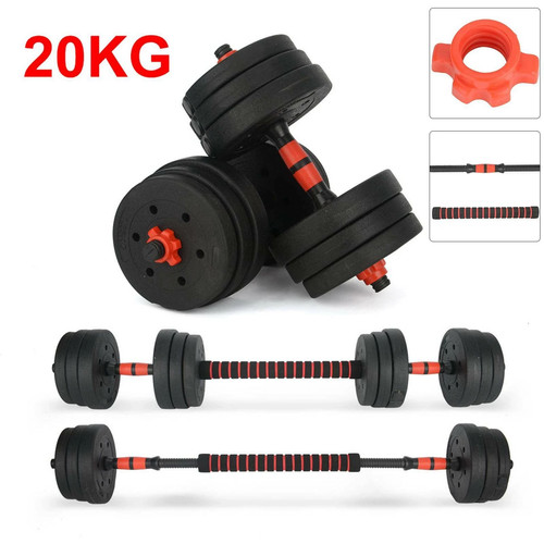 20kg fitness dumbbells - , pair