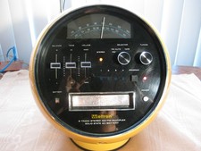 Vintage 1970s Weltron "Space Ball" 8 Track Player/Radio Model 2001