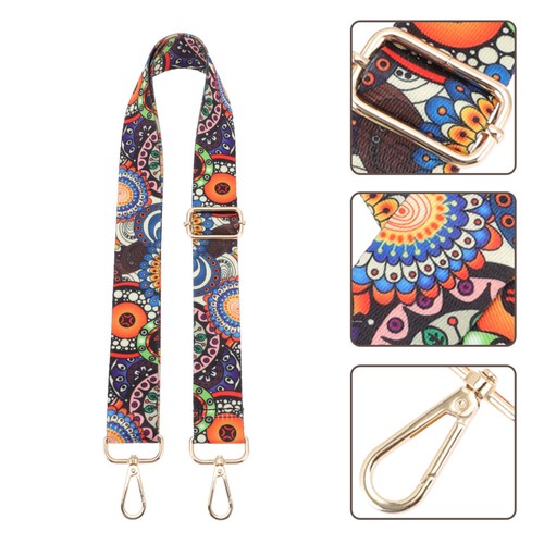 Retro floral pattern banjo - floral,