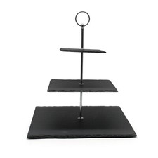 Tier slate cake stand - cake,