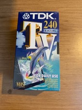 TDK VHS E-240 TV Blank Video