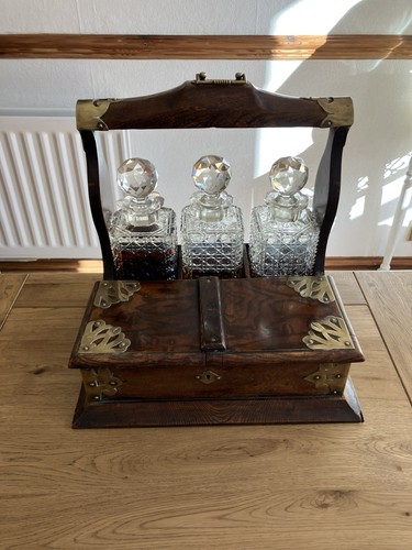 Antique beautiful decanter set - beautiful,