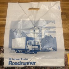 Vintage Leyland Trucks Landtrain and Roadrunner collectable carrier bag 