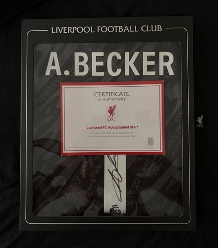 Alisson becker signed - alisson,