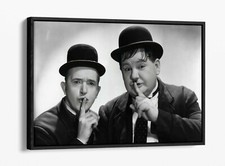 LAUREL & HARDY POSTER -DEEP