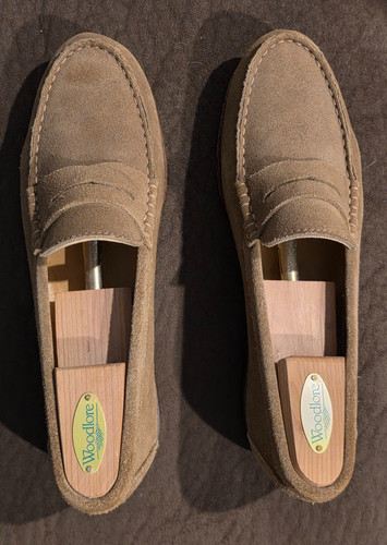 Carmina light brown tan - brown, suede