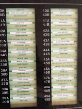 Jukebox Title Strips - 20 In