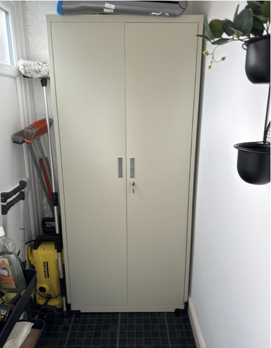 Tall metal filing cabinet - metal,