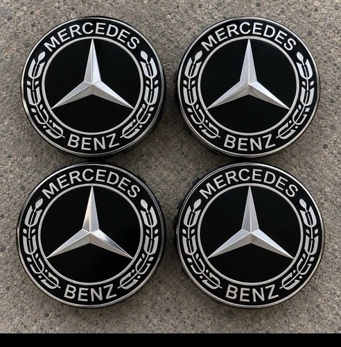 Mercedes black alloy wheel - 4x,