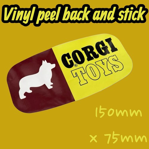 Corgi toys vinyl - toys, sticker