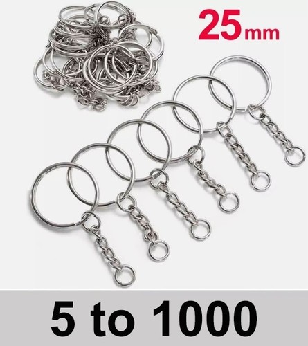 25mm split ring with chain - ring,