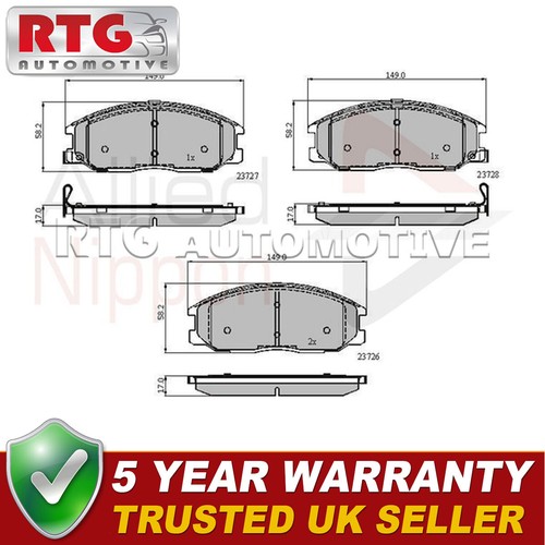 Front brake pads set fits - pads,