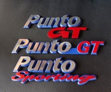 Rear Badge Punto GT , Sporting , Punto S and 16v