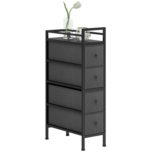 Slim fabric chest - of, drawers