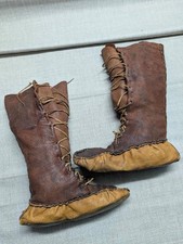 antique MOCCASINS handcrafted