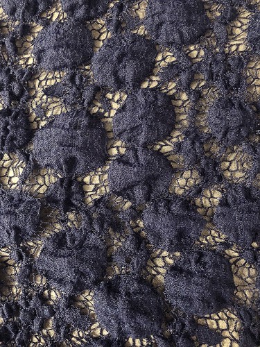 Dark indigo spotted - indigo, cloque