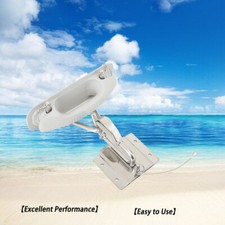 Boat Stainless Steel Insta-Lock Snap Quick Davit Set With Handle Pad Solid