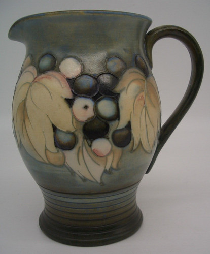 Salt glazed moorcroft leaf - salt-glazed,