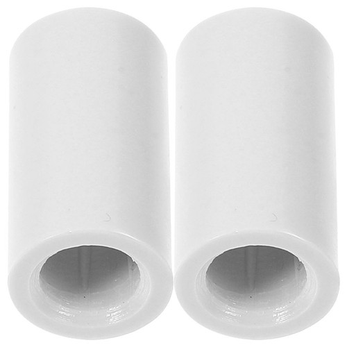 2pcs white plastic - 2pcs, cue