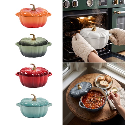 Cast iron pumpkin - cast, casserole