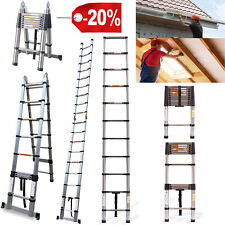 Heavy Duty Multi-Purpose Straight Telescopic Folding Ladder Extendable Ladders