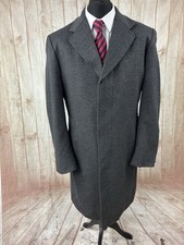 Crombie Style Overcoat Grey