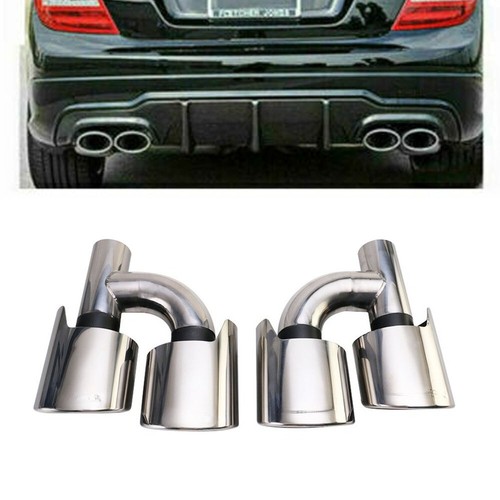 C63 exhaust tips - exhaust,