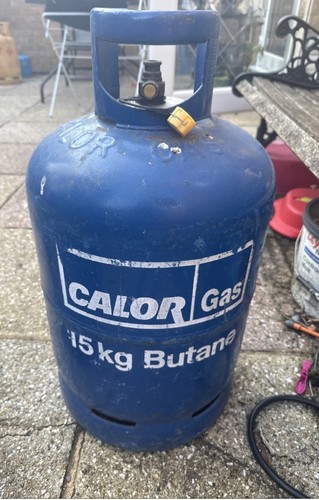 Empty calor gas - bottle, butane