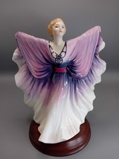 Rare Vintage Elegant Royal Doulton IsaDora Lady figurine, porcelain lady, 