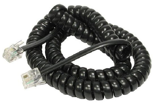 Telephone phone curly handset - telephone,