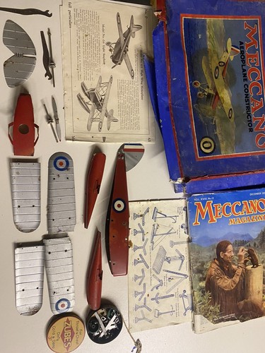 Meccano aeroplane constructor - meccano,