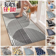 Non Slip Large Indoor Door Mat Washable Barrier Mats Dirt Trapper Entrance Rug