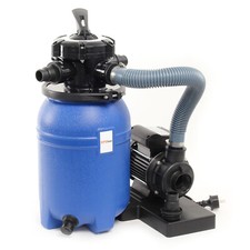 Wiltec sand filter system 180W 14l filter tank 9000l/h pool pump filter pump