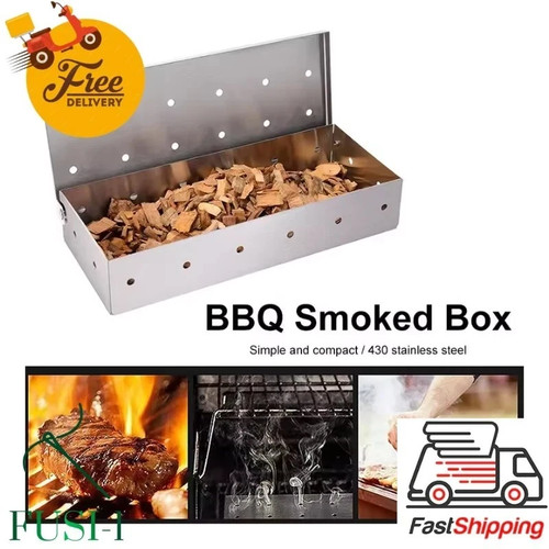 Bbq smoke box stainless - smoke,