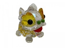 Swarovski Figure 5302563 Dancing Lions 4 Cm. Top Condition