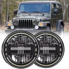 Pair of 7" Round LED