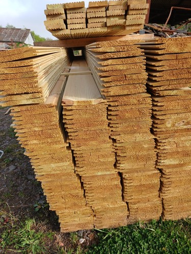 Shiplap pine redwood - pine,