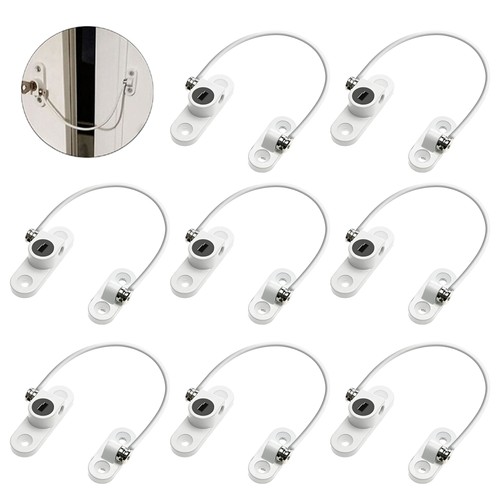 White window door cable - white,