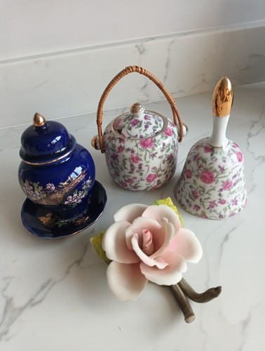 Vintage ginger jar dish jam - jar, &