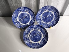 Vintage Wood & Sons Woods Ware Enoch Woods English Scenery Plates Set Of 3