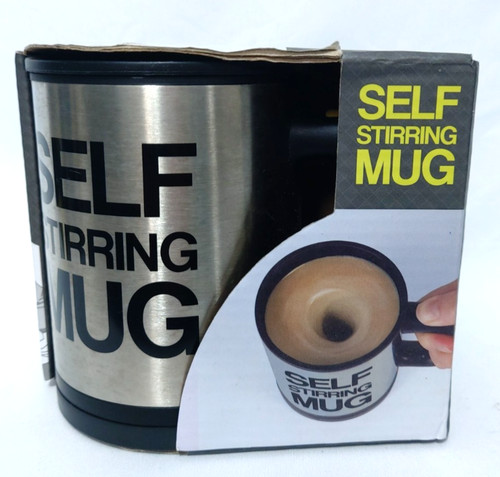 Self stirring mixing mug - self,