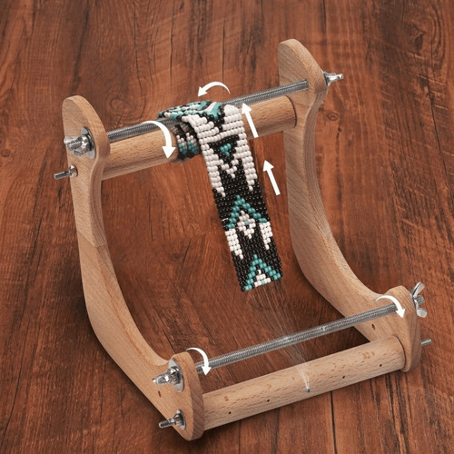 Beading making rack wooden - beading,